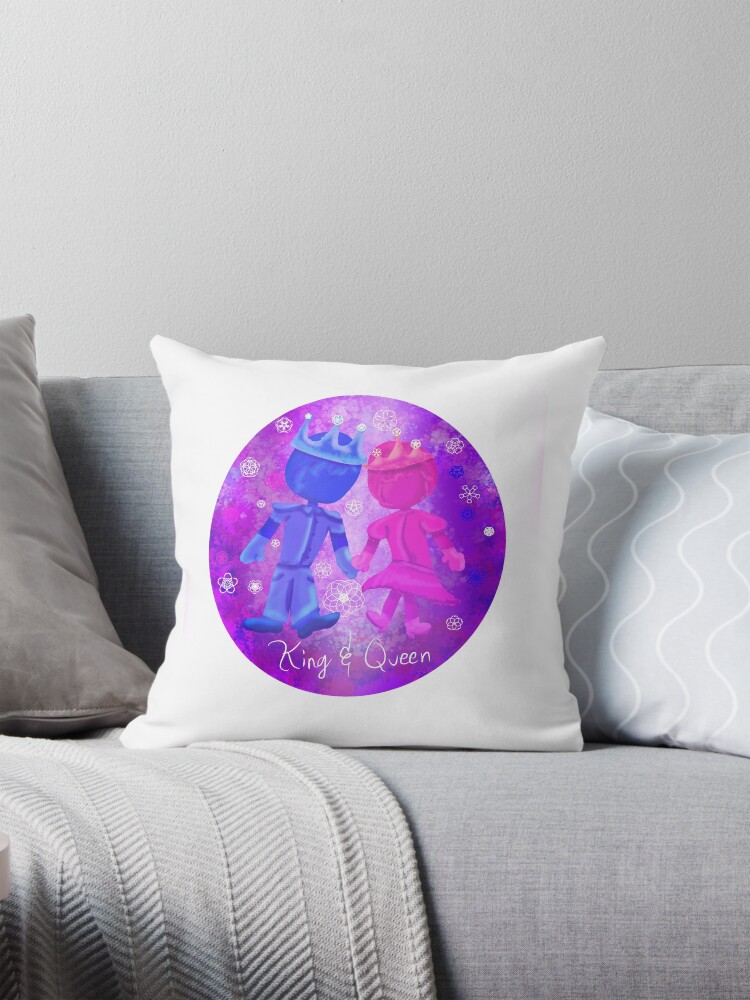 Thumbnail 1 of 4, Pillow, King and Queen designed and sold by AheraRoses.