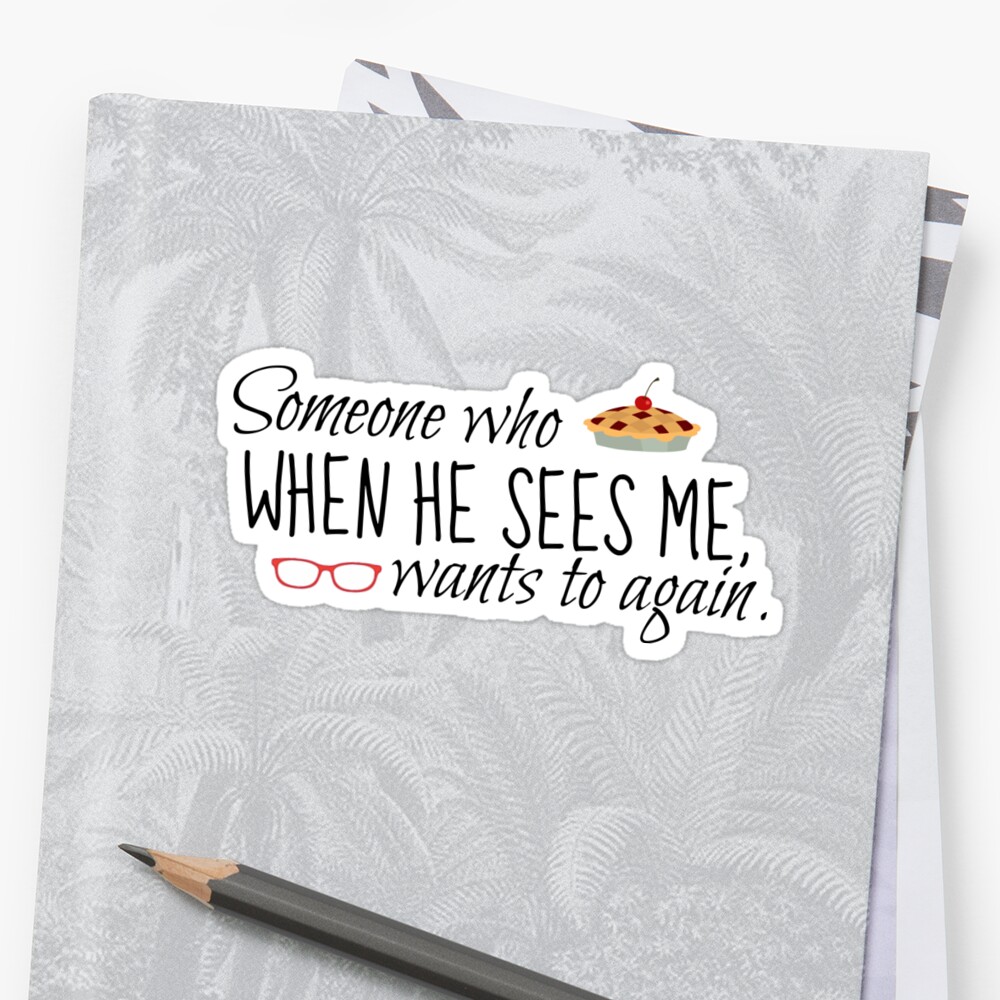 "When He Sees Me" Sticker by uncured Redbubble