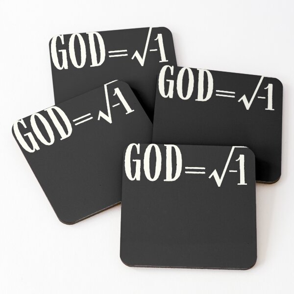 Item preview, God Is Imaginary Atheist Math Pun designed and sold by ZavageDesigns.