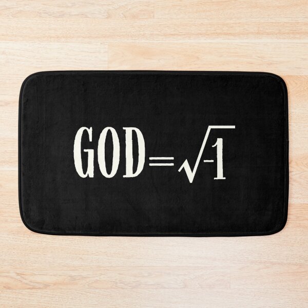 Item preview, God Is Imaginary Atheist Math Pun designed and sold by ZavageDesigns.
