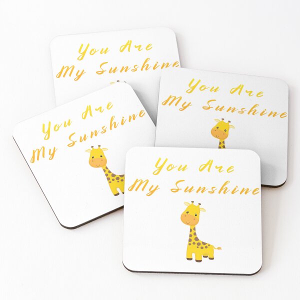 Item preview, You Are My Sunshine With Cute Giraffe designed and sold by HazyNZ.