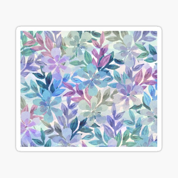 Watercolor Botanical garden Sticker