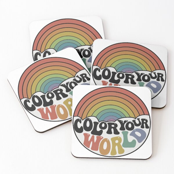 Item preview, color your world rainbow designed and sold by CoastalColorCo.