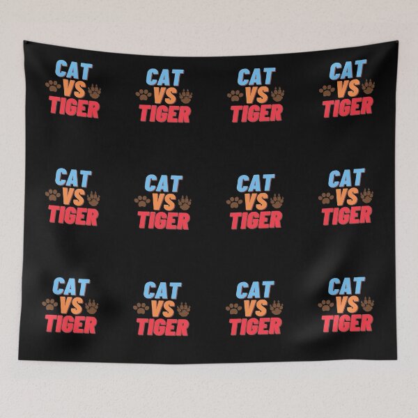 Item preview, Cat vs Tiger designed and sold by Damitparasayo.