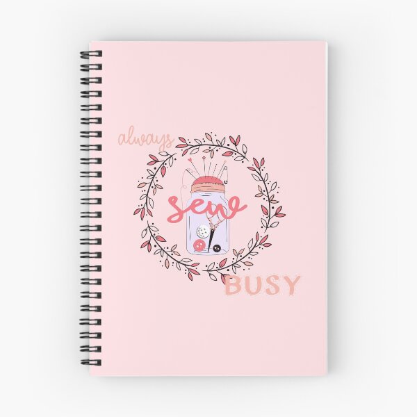Item preview, Always Sew Busy! On Pink designed and sold by PawsitiveMum.