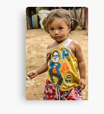 Village Girl Canvas Print
