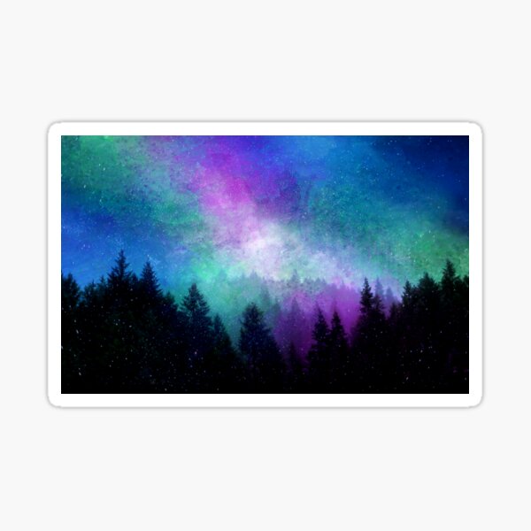 Item preview, Aurora Borealis Night Sky designed and sold by Jacqui Frank.