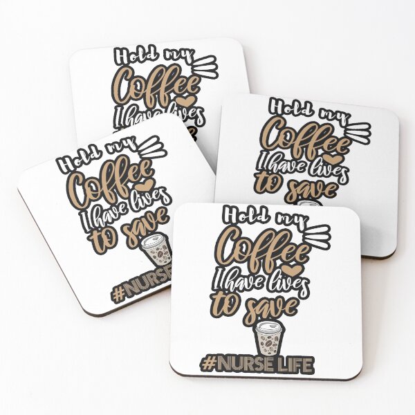 Item preview, Hold my coffee I have lives to save designed and sold by Yassineea65.