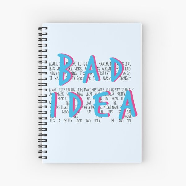 A Pretty Good Bad Idea, Me & You Spiral Notebook