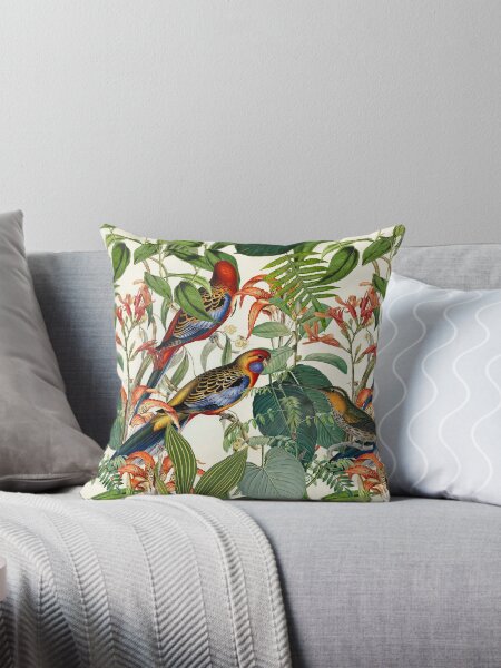 Item preview, Jungle Bids Tropical Paradise Vintage Botanical Illustration designed and sold by artsandsoul.