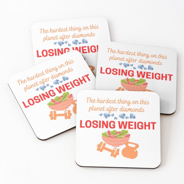 Item preview, The hardest thing on this planet after diamonds - losing weight designed and sold by DrawingBoard.