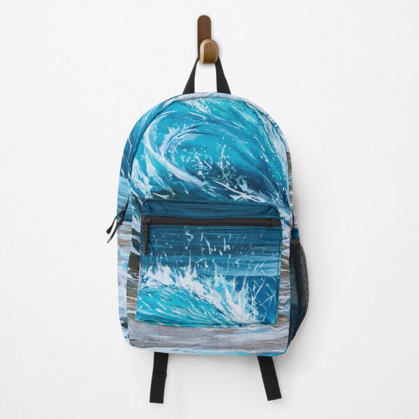 Item preview, Crashing Blue Ocean Wave Painting designed and sold by Tom Crittenden.