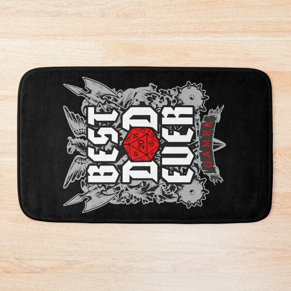 Item preview, Best Dad Ever RPG Fantasy Tabletop Role Play Gamer D20 Dice designed and sold by GrandeDuc.