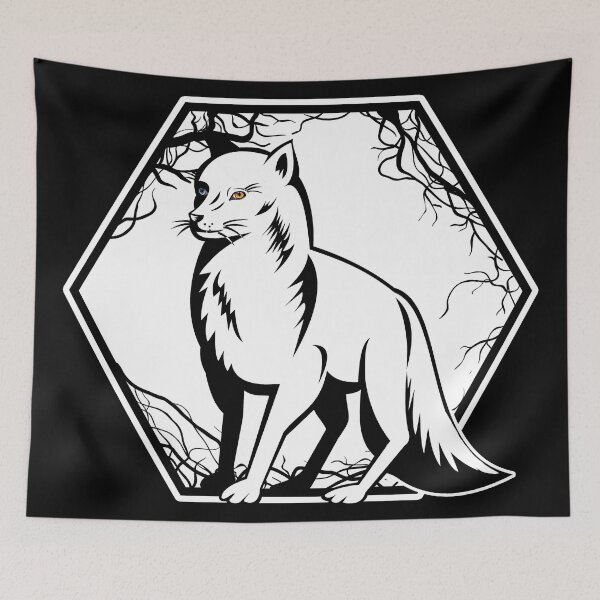 Item preview, Polar fox with wall eyes designed and sold by Astralia.
