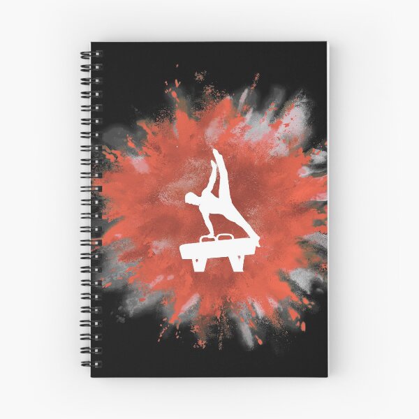 Item preview, Mens Gymnastics Explosion Orange (On black)  designed and sold by Flexiblepeople.