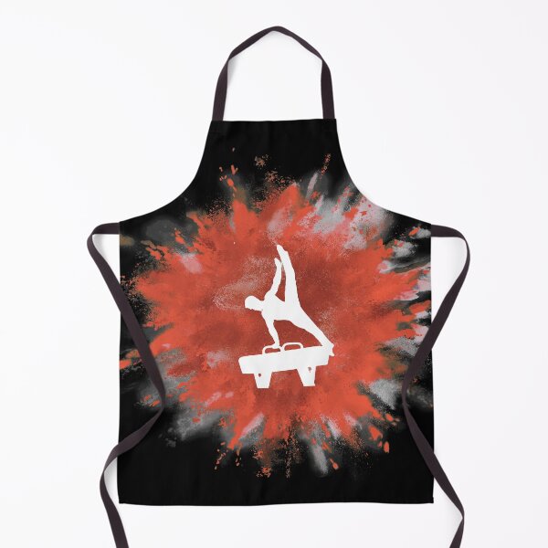 Item preview, Mens Gymnastics Explosion Orange (On black)  designed and sold by Flexiblepeople.