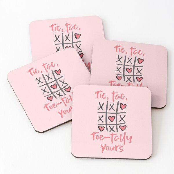 Item preview, Tic, Tac, Toe-tally Yours! (On Pink) designed and sold by PawsitiveMum.