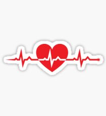 Ecg Stickers | Redbubble