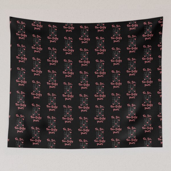 Item preview, Tic, Tac, Toe-tally Yours! (On Black) designed and sold by PawsitiveMum.