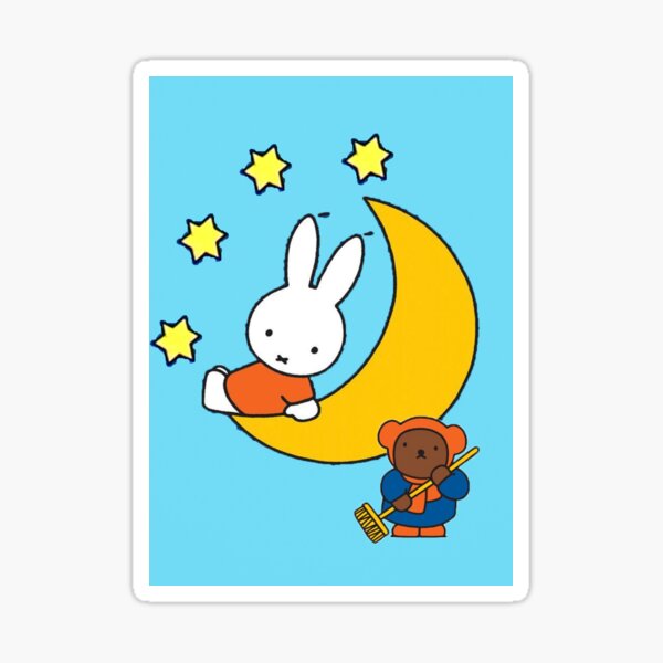 Gestreept Ijdelheid passen Miffy Stickers for Sale | Redbubble