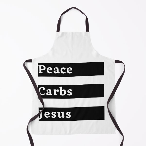 Item preview, Peace Carbs Jesus designed and sold by KeleCo.