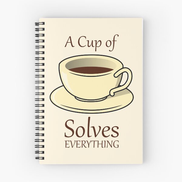 Item preview, A Cup of Coffee Solves Everything designed and sold by Qestro.