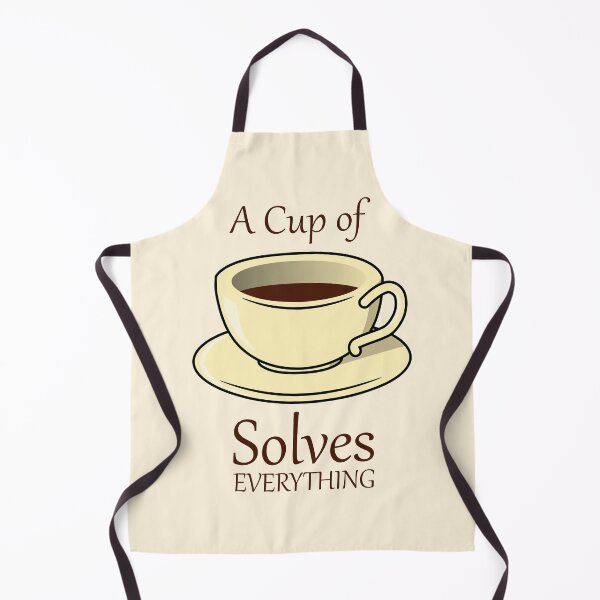 Item preview, A Cup of Coffee Solves Everything designed and sold by Qestro.
