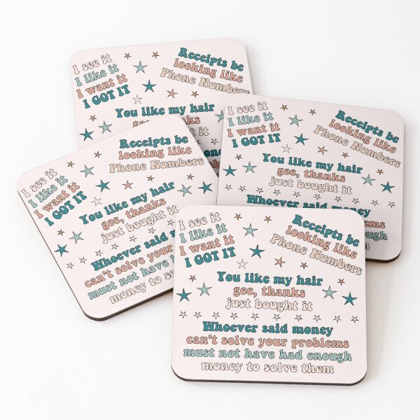 Item preview, 7 Rings Song Lyrics  designed and sold by VintagePrada.