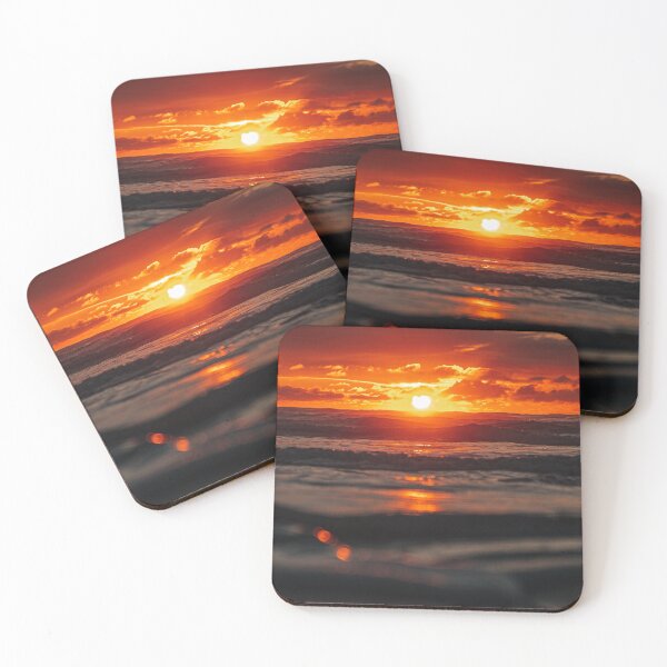 Item preview, Sunset over the Breakers -  Stunning beach sunset scene designed and sold by Natural-Designs.