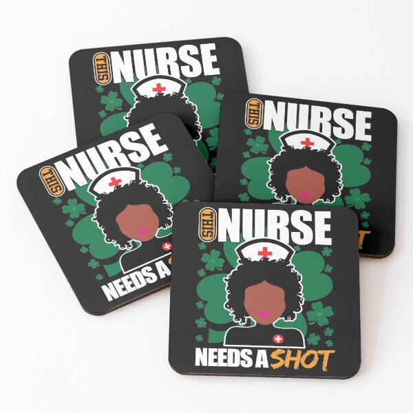 Item preview, This Nurse Needs A Shot | St. Patrick's Day Celebrations designed and sold by GravitiTees.