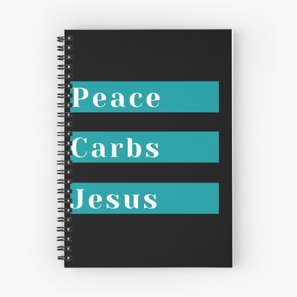 Item preview, Peace Carbs Jesus designed and sold by KeleCo.