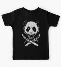 Black Metal Panda Kids Tee