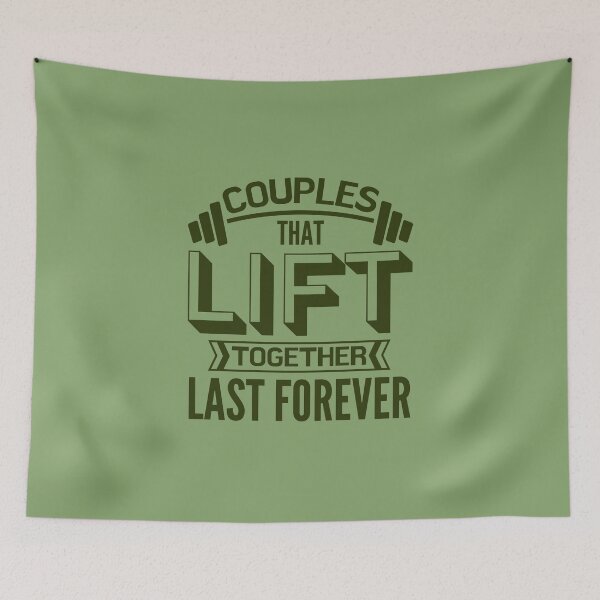 Item preview, Couples that lift together, last forever designed and sold by Unchainthebeast.