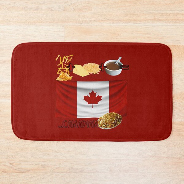 Item preview, Fries + Cheese + Gravy = Canadian! (on Red) designed and sold by PawsitiveMum.