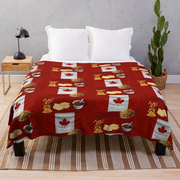 Item preview, Fries + Cheese + Gravy = Canadian! (on Red) designed and sold by PawsitiveMum.
