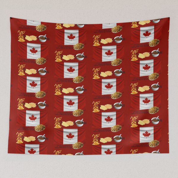 Item preview, Fries + Cheese + Gravy = Canadian! (on Red) designed and sold by PawsitiveMum.