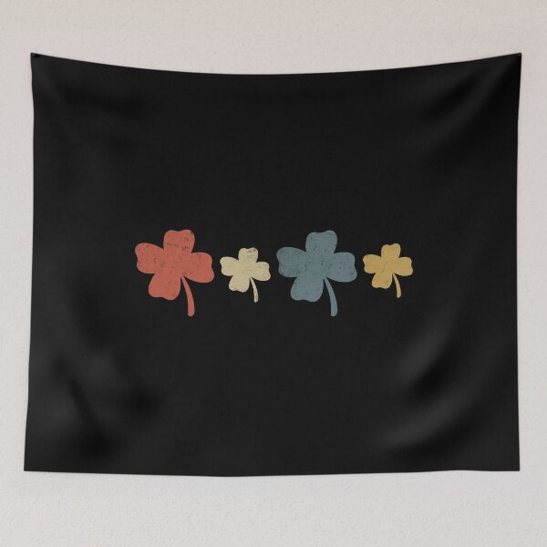 Item preview, Vintage Shamrock Four Leaf Clover Retro St. Patricks Day designed and sold by 2blackcherries.