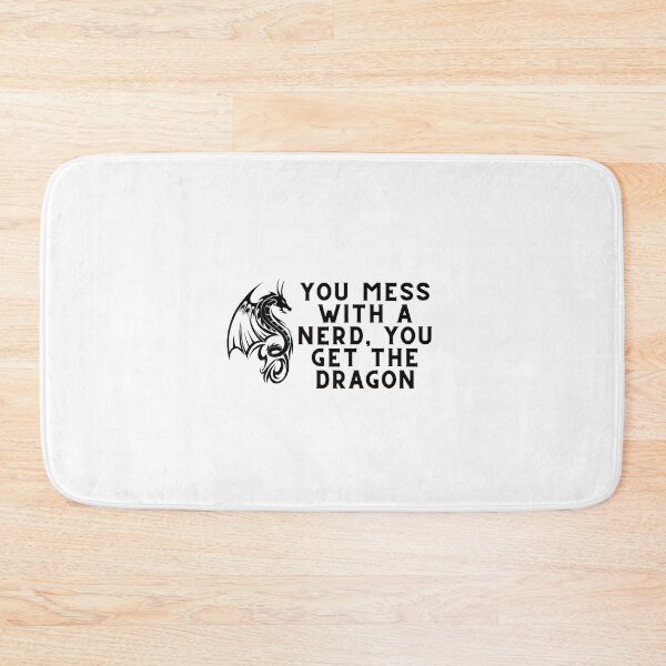 Item preview, Dragon Protects Nerds designed and sold by pinnedreads.