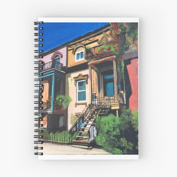 Item preview, Montréal, Colourful Houses In Summer designed and sold by golan22may.