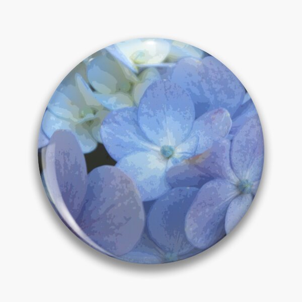 Item preview, Beautiful Blue Purple Hydrangeas Flower Bunch-Minimal designed and sold by NikitaAg.