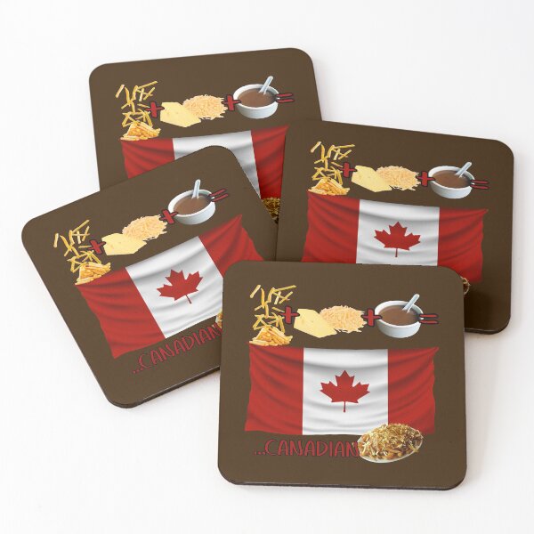 Item preview, Fries + Cheese + Gravy = Canadian! (on Brown) designed and sold by PawsitiveMum.
