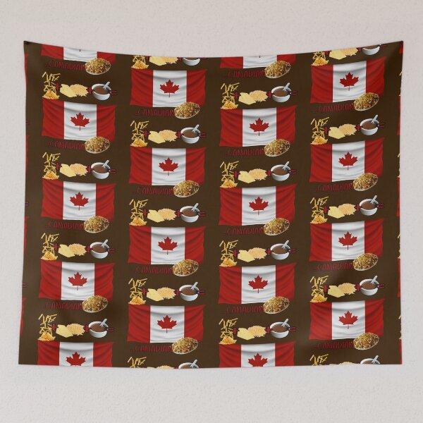 Item preview, Fries + Cheese + Gravy = Canadian! (on Brown) designed and sold by PawsitiveMum.