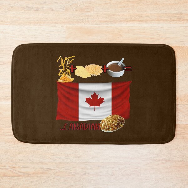 Item preview, Fries + Cheese + Gravy = Canadian! (on Brown) designed and sold by PawsitiveMum.