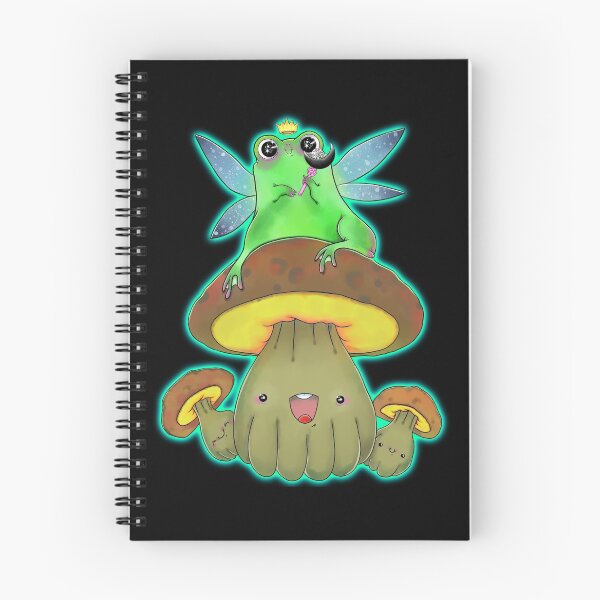 Item preview, Lil kawaii Frog and Mushrooms designed and sold by Metalbride.
