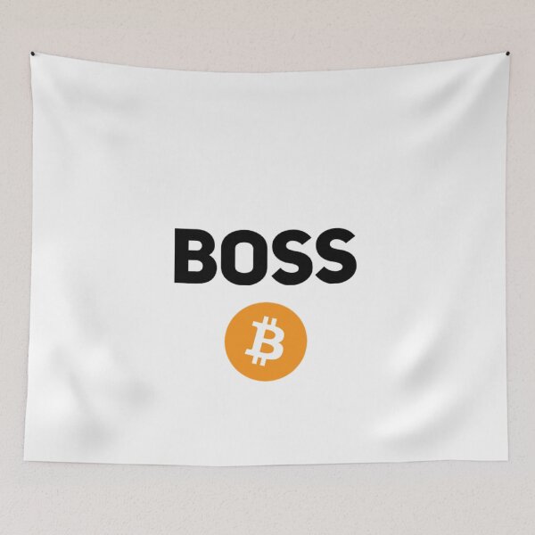 Item preview, Bitcoin Boss (Logo) designed and sold by Bouzdesigns.