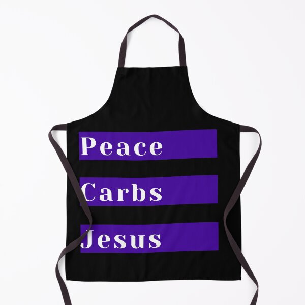 Item preview, Peace Carbs Jesus designed and sold by KeleCo.