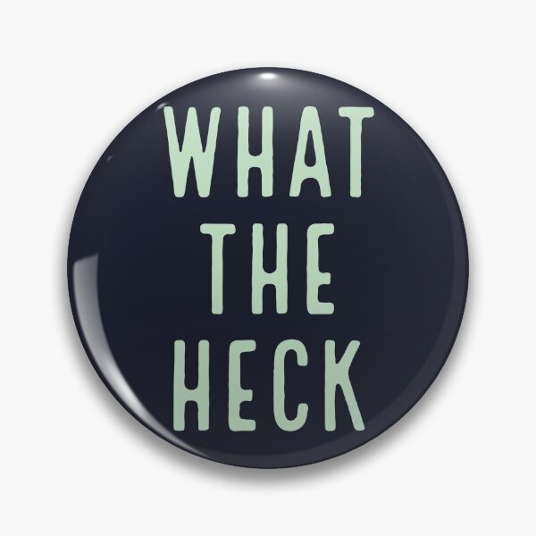Item preview, WHAT THE HECK - funny typography, text-based design (v2) designed and sold by bantaam.