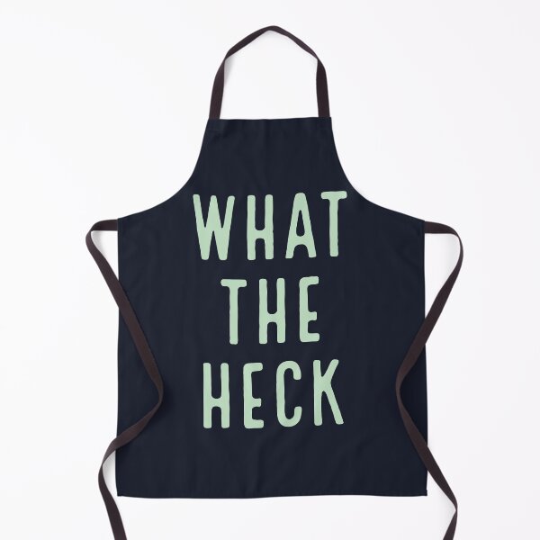 Item preview, WHAT THE HECK - funny typography, text-based design (v2) designed and sold by bantaam.