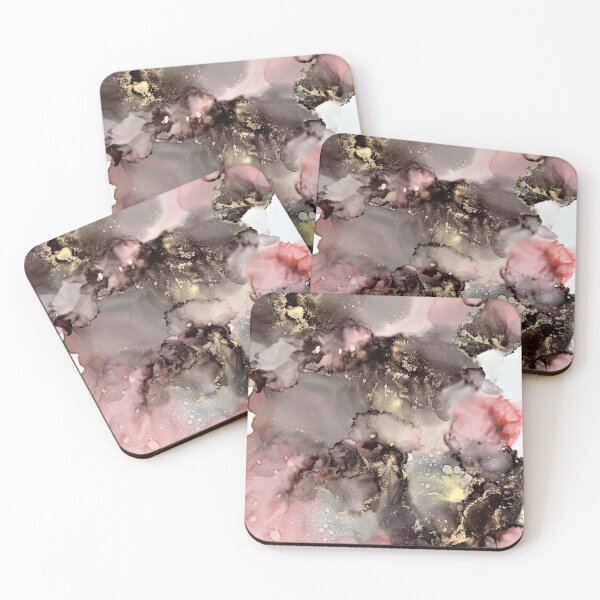 Item preview, Abstract Art Blush & Black  designed and sold by MyAbstractInk.