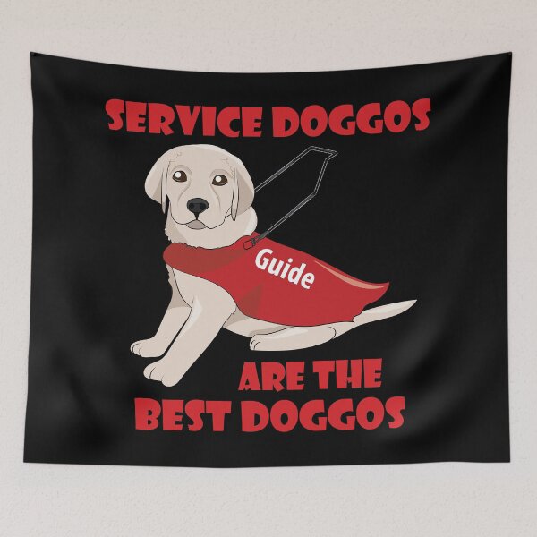 Item preview, Service Doggos Are The Best Doggos designed and sold by TravelScientist.